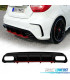 DIFUSOR MERCEDES CLASE A W176 AMG 12-18 LOOK A45 AMG NEGRO BRILLO ROJO