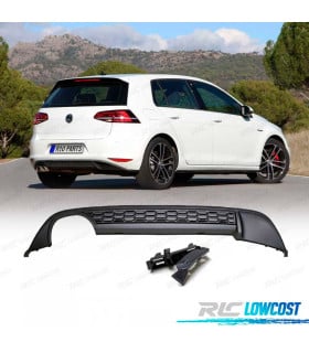 DIFUSOR VOLKSWAGEN GOLF 7 12-17 LOOK GTI DOBLE SALIDA