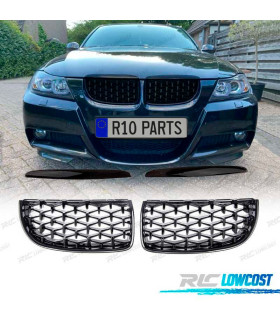 PARRILLAS BMW E90 E91 05-08 NEGRO DIAMANTE