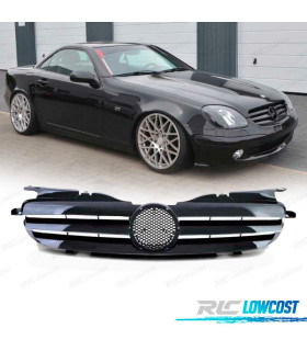PARRILLA MERCEDES CLASE SLK R170 COUPE 96-04 LOOK SPORT NEGRA