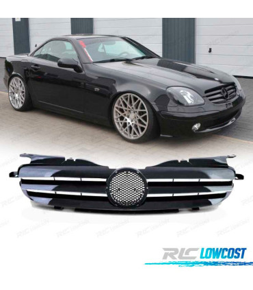 PARRILLA MERCEDES CLASE SLK R170 COUPE 96-04 LOOK SPORT NEGRA