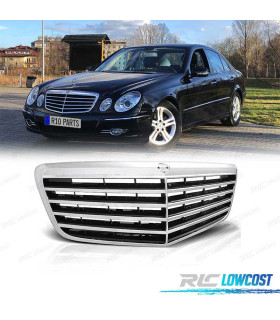 PARRILLA MERCEDES CLASE E W211 07-09 NEGRO CROMO