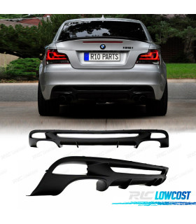 DIFUSOR BMW E82 E88 LOOK M PERFORMANCE DOBLE SALIDA