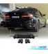 DIFUSOR BMW G20 G21 LCI 23-25 LOOK M PERFORMANCE NEGRO BRILLO + COLAS ESCAPE