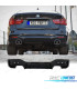 DIFUSOR BMW F34 GT LOOK M PERFORMANCE NEGRO BRILLANTE 2 SALIDAS