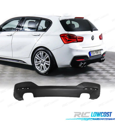 DIFUSOR BMW F20 F21 LCI 15- LOOK M DOBLE SALIDA