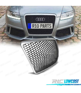 PARRILLA AUDI A6 4F 08-11 LOOK RS6 GRIS CLARO
