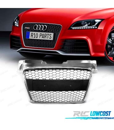 PARRILLA AUDI TT 06-12 LOOK RS PLATA