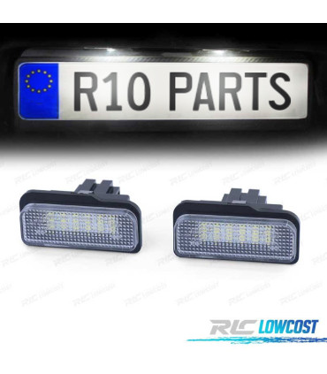 LUCES MATRÍCULA LED PARA MERCEDES CLASE C W211 W203