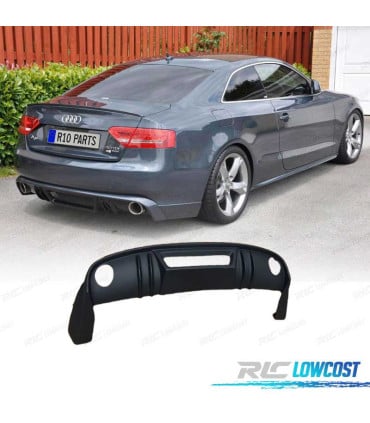 DIFUSOR AUDI A5 COUPE CABRIO 07-11 LOOK RS5