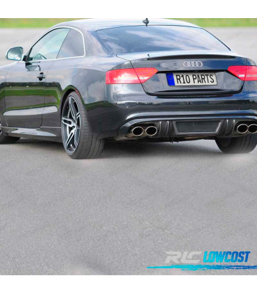 DIFUSOR AUDI A5 B8 B81 COUPE CABRIO 07-11 LOOK DTM RIEGER