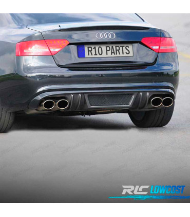 DIFUSOR AUDI A5 B8 B81 COUPE CABRIO 07-11 LOOK DTM RIEGER