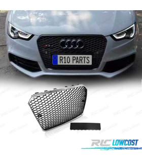 PARRILLA AUDI A5 12-16 LOOK RS5 NEGRO CROMO