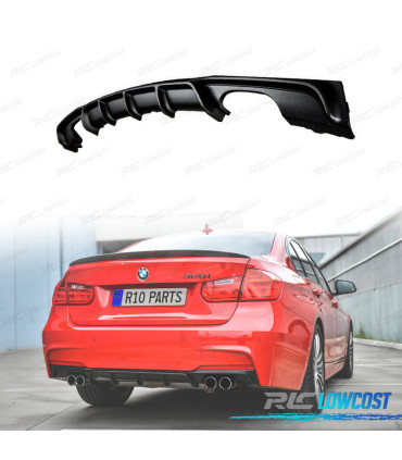 DIFUSOR BMW F30 F31 11-15 LOOK M PERFORMANCE DOBLE SALIDA