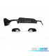 DIFUSOR BMW G20 G21 LCI 23-25 LOOK 340i NEGRO BRILLO + COLAS ESCAPE