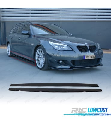 AÑADIDO TALONERAS BMW E60 03-10 LOOK M TECH M5 NEGRO BRILLO