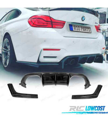 DIFUSOR BMW F80 F82 F83 LOOK M4 CARBONO DOBLE