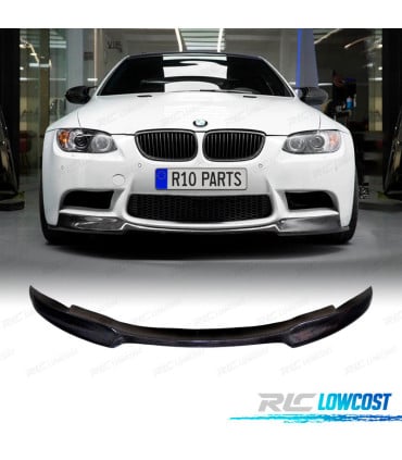 SPOILER LIP BMW E90 E92 E93 LOOK M3 FIBRA DE CARBONO