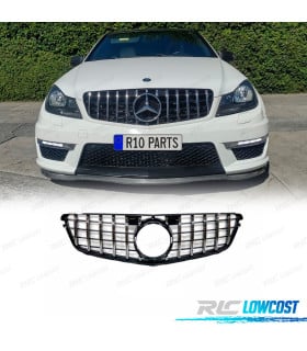 PARRILLA MERCEDES W204 07-14 LOOK AMG GT NEGRO CROMO