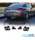 DIFUSOR AUDI A6 S LINE 19- LOOK S6 + COLAS ESCAPE CROMO