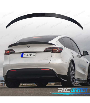 ALERON SPOILER TESLA MODEL Y 20- LOOK PERFORMANCE NEGRO BRILLO