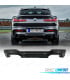 DIFUSOR BMW X4 G02 18-20 LOOK M NEGRO MATE