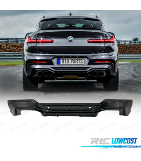 DIFUSOR BMW X4 G02 18-20 LOOK M NEGRO MATE