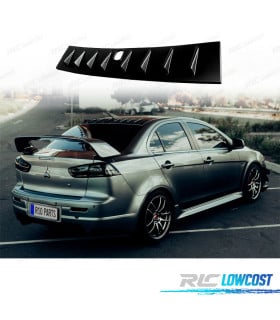 ALERON DE TECHO MITSUBISHI LANCER MK8 07-15 LOOK MR NEGRO BRILLO