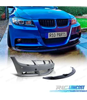PARAGOLPES BMW E90 E91 05-08 LOOK M PDC SRA + SPOILER DELANTERO M PERFORMANCE
