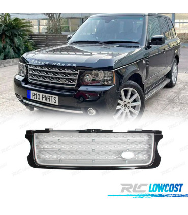 PARRILLA RANGE ROVER VOGUE 10-12 LOOK OEM NEGRO BRILLO PLATA