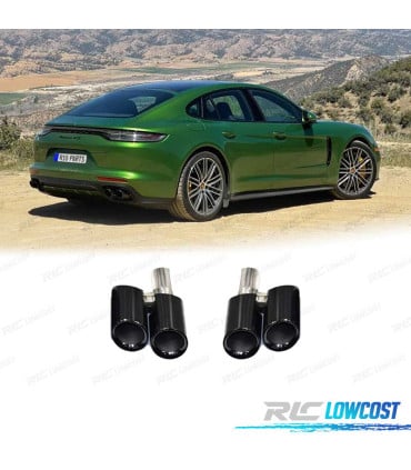 COLAS ESCAPE PORSCHE PANAMERA 17- LOOK GTS NEGRO