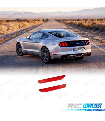 LUCES LATERALES LED PARAGOLPES TRASERO FORD MUSTANG 15-17
