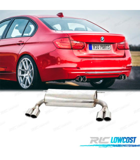 ESCAPE DEPORTIVO BMW F30 F31 328 LOOK M DOBLE SALIDA