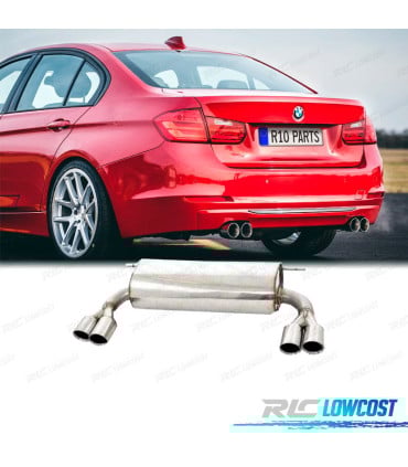 ESCAPE DEPORTIVO BMW F30 F31 328 11-15 LOOK M DOBLE SALIDA