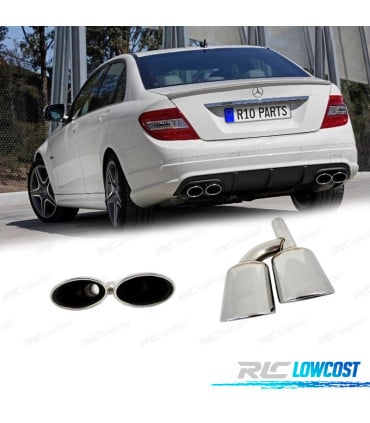 COLAS ESCAPE ESPECIFICA MERCEDES CLASE C W204 07-15 LOOK AMG C63 50X125