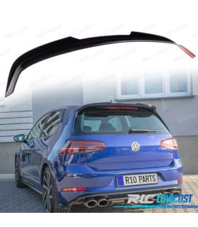 ALERON SPOILER VOLKSWAGEN VW GOLF 7 7.5 LOOK R-LINE NEGRO BRILLO
