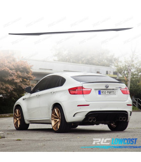 ALERON PESTAÑA BMW X6 E71 08-14 LOOK M PERFORMANCE NEGRO BRILLO