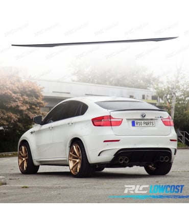 ALERON PESTAÑA BMW X6 E71 08-14 LOOK M PERFORMANCE NEGRO BRILLO