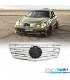 PARRILLA PARA MERCEDES CLASE E W211 06-09 COLOR CROMO PLATA