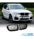 PARRILLA DOBLE BMW X3 F25 X4 F26 LOOK M NEGRO BRILLO