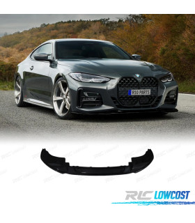 SPOILER LIP FRONTAL BMW G22 G23 20-24 NEGRO BRILLO