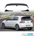 ALERON SPOILER VOLKSWAGEN VW GOLF 7 7.5 GTI R LOOK CLUBSPORT NEGRO BRILLO