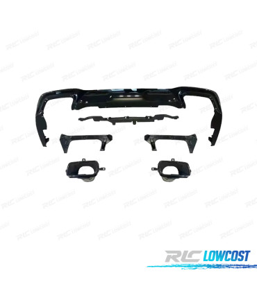 DIFUSOR BMW F44 + COLAS ESCAPE NEGRO BRILLO
