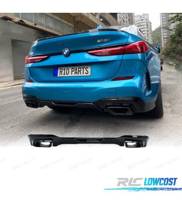 DIFUSOR BMW F44 21-23 + COLAS ESCAPE NEGRO BRILLO