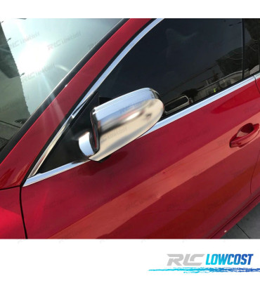 CARCASAS ESPEJOS AUDI A3 A4 A5 CROMO