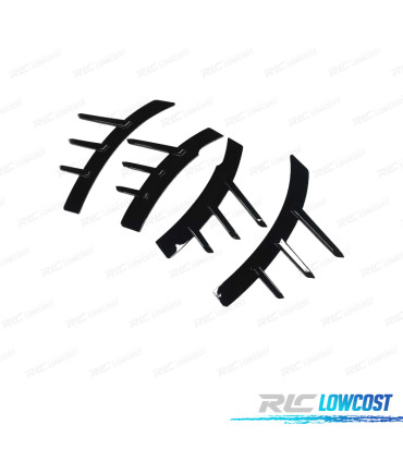 EXTENSIONES DE GUARDABARROS BMW G42 22-24 LOOK M PERFORMANCE NEGRO BRILLO