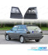 PILOTOS VOLKSWAGEN VW GOLF MK2 83-91 NEGRO CHROMO