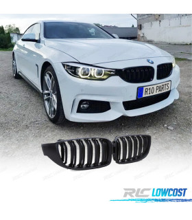 PARRILLAS BMW F32 F33 F36 13-18 LOOK M4 NEGRO MATE