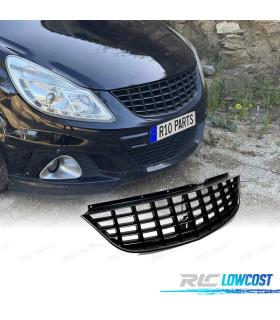 PARRILLA OPEL CORSA D 07-11 LOOK OPC NEGRO