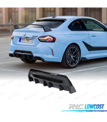 DIFUSOR BMW G42 22-24 LOOK M PERFORMANCE NEGRO BRILLO